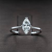 Fabriano - Piazza del Comune 25 - Anello Lux Gioielli Donna in Oro bianco Diamante 0.72 Ct ANL3543;072;V;BI - ANL3543;072;V;BI